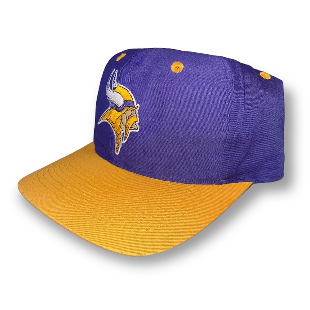 Vintage Logo Athletic Minnesota Vikings Snapback Hat